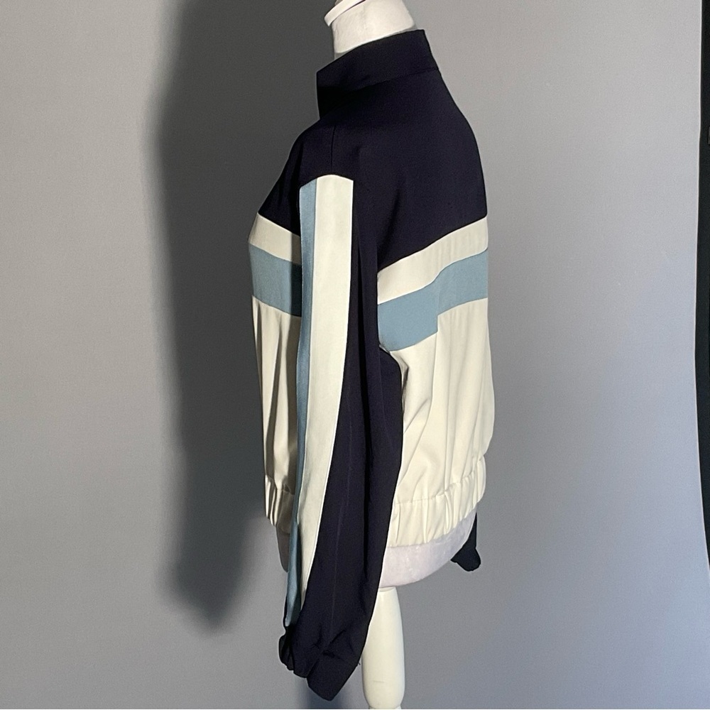 Zara Zip Front Colorblock Track Jacket Size Medium - Picture 9 of 16